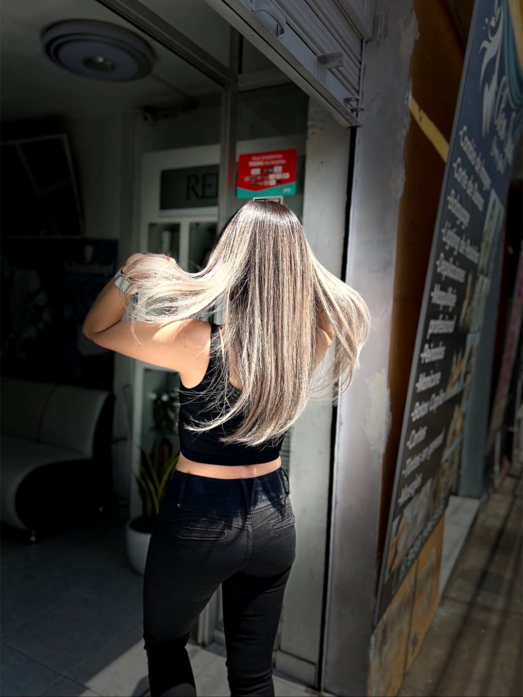 Balayage publicado en el Instagram de Cleo Spa