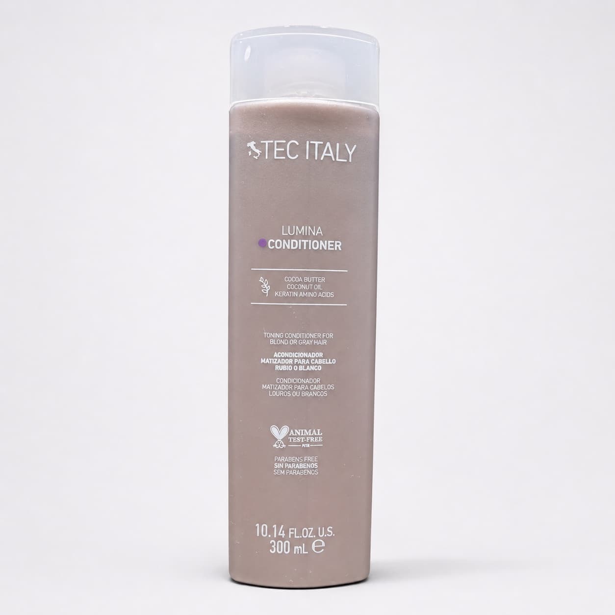 Botella lila de Tec Italy Lumina Conditioner 300 ml